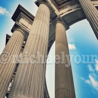 Columns in Millenium Park, Chicago, Illinois