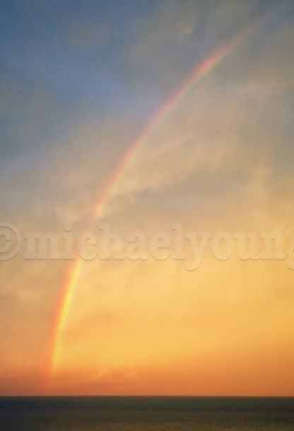 Rainbow on Lake Michigan