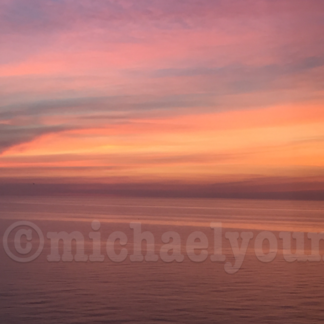 Sunrise on Lake Michigan