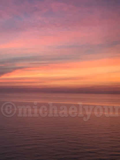 Sunrise on Lake Michigan